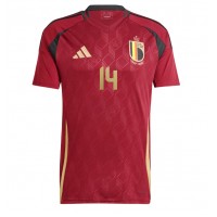Camisa de time de futebol Bélgica Dodi Lukebakio #14 Replicas 1º Equipamento Europeu 2024 Manga Curta